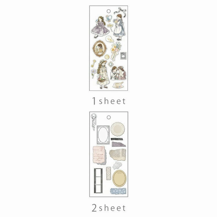 pack Q-Lia Ella Noire Pastel Sticker Sheet