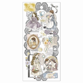Q-Lia Ella Noire Pastel Sticker Sheet gift