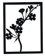 Scrap Fx  Card Silhouettes -Blossom Stems set compact