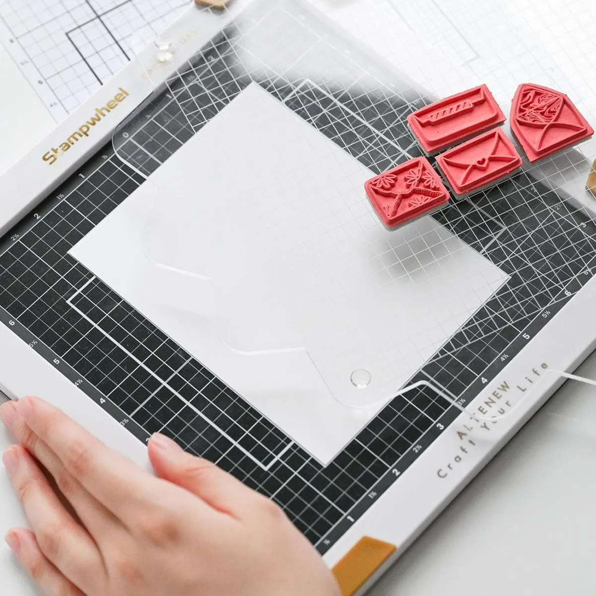 Stampwheel - Slimgrip Sticky Mat (Black) sleek metal