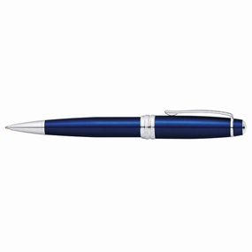 single Cross Bailey Blue Lacquer Ballpoint Pen