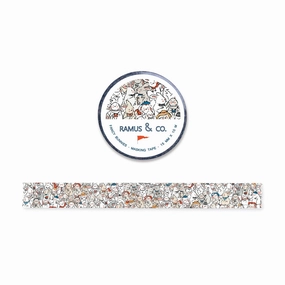 Fancy Bunnies Washi Tape metallic large