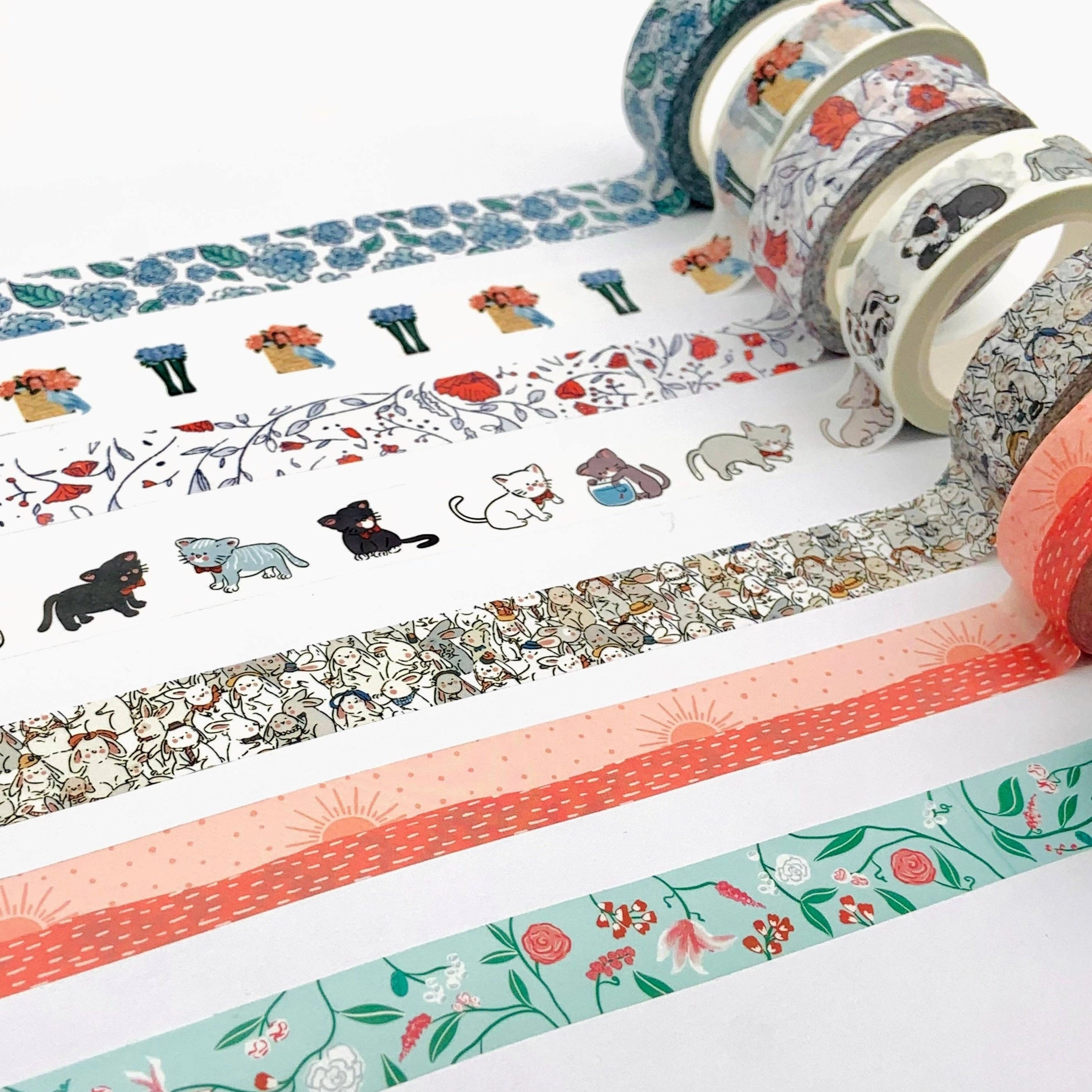 Fancy Bunnies Washi Tape resin