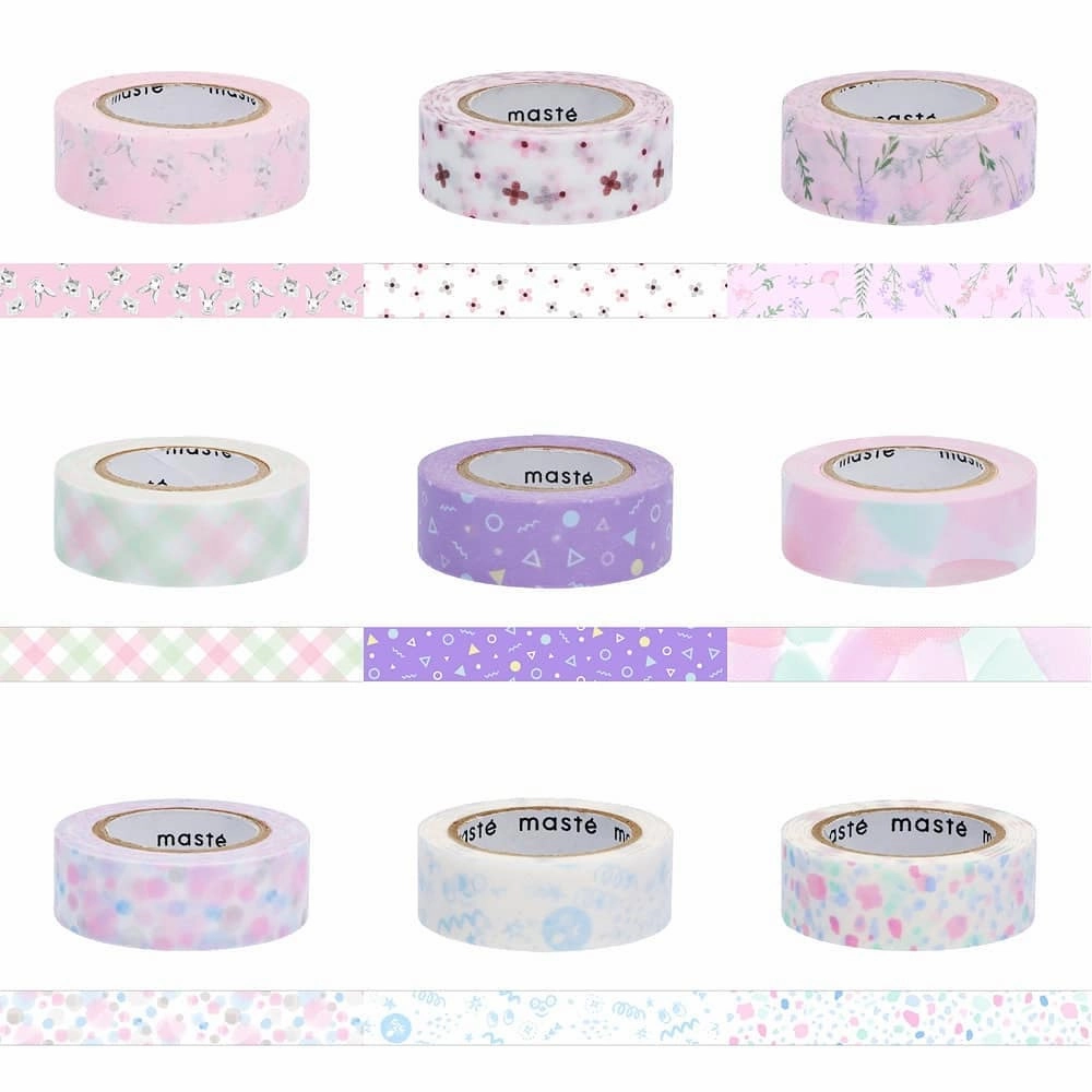 Small Flower Washi Tape Writable Maste Washi neutral fiber