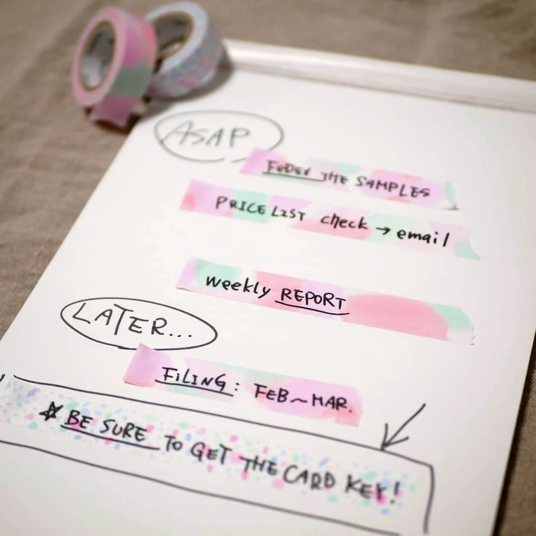multipurpose gift Small Flower Washi Tape Writable Maste Washi