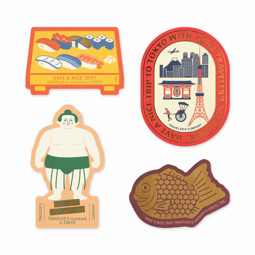 resilient Traveler'S Notebook Tokyo Edition Sticker Set