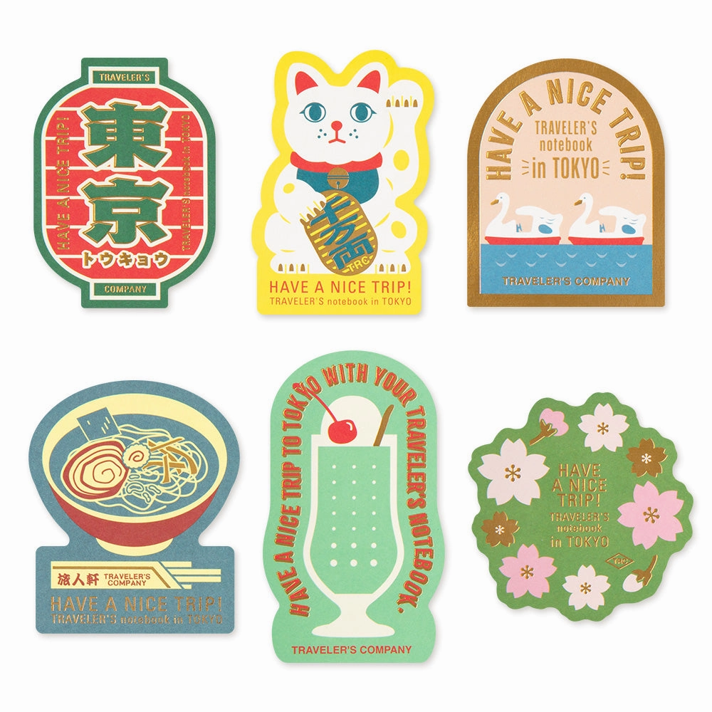 robust Traveler'S Notebook Tokyo Edition Sticker Set