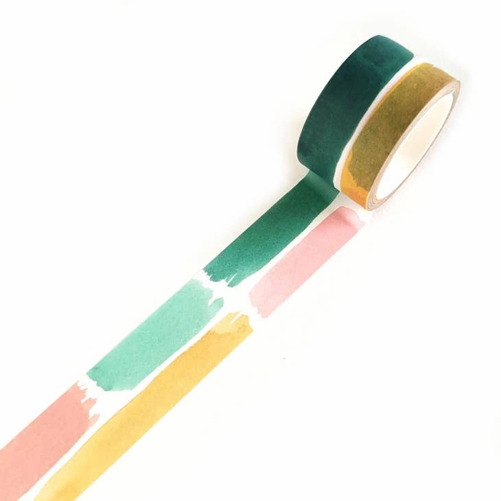 Watercolor Brushstroke Washi Tape resilient