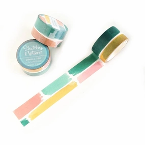 Watercolor Brushstroke Washi Tape organic