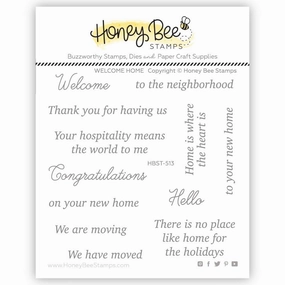 manual Welcome Home - 4X4 Stamp Set