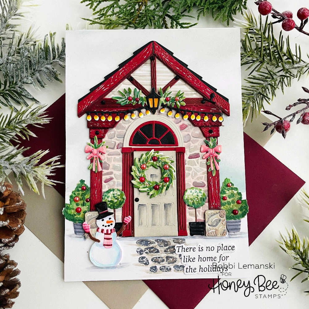 eco essential Welcome Home - 4X4 Stamp Set