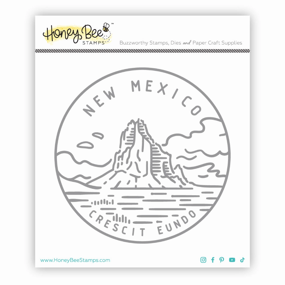 50 States Circles - 2X2 Stamp Set - New Mexico collectible
