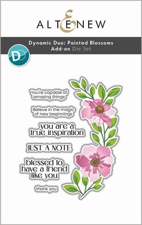 latest finest Dynamic Duo: Painted Blossoms Add-On Die Set