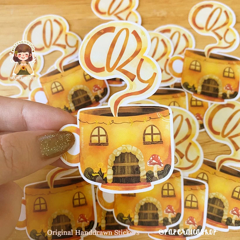 affordable Paperaicashop Cozy Moment Vinyl Sticker