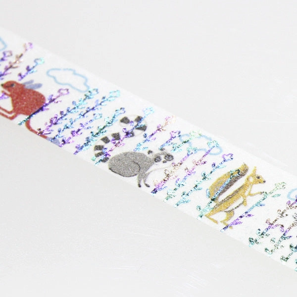 bamboo wooden Small Animals Washi Tape Shinzi Katoh Design