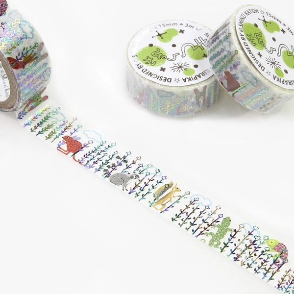 Small Animals Washi Tape Shinzi Katoh Design wide