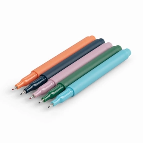 lasting Quintet Fineliner Markers (Set Of 5)