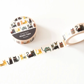 special Quirky Cats Washi Tape