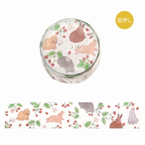 affordable Rabbit Country Forest Washi Tape