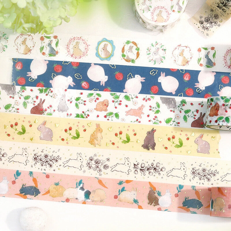 exclusive Rabbit Country Forest Washi Tape