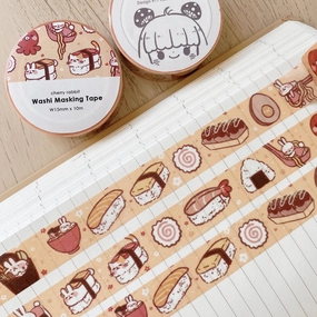 Rabbits & Sushi Washi Tape everyday