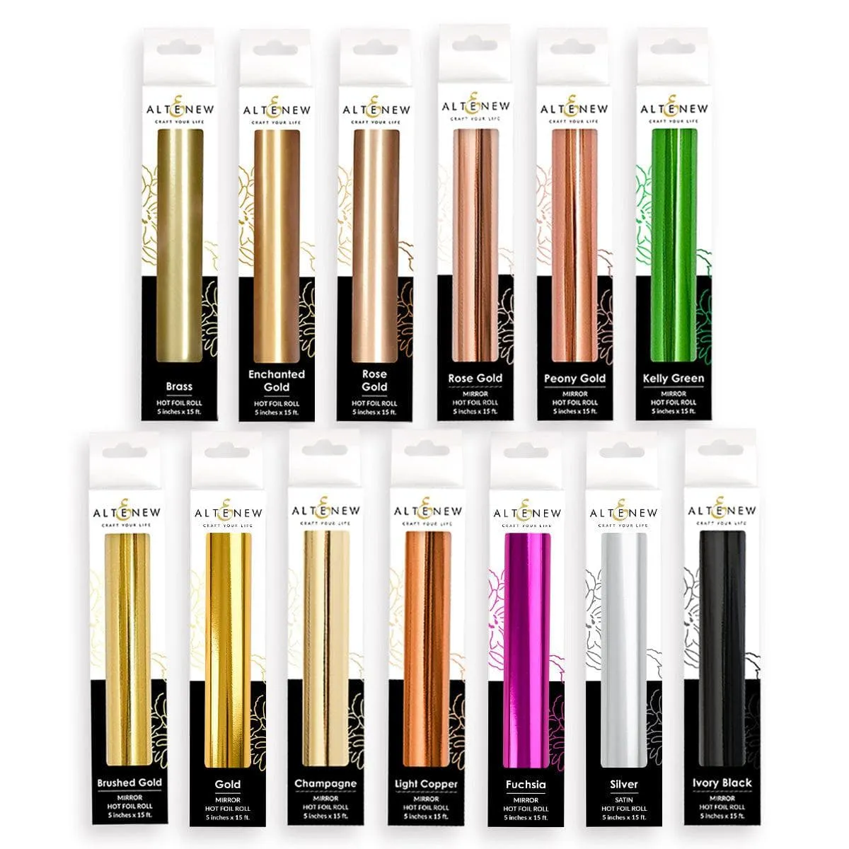 warm bronze Radiant Reflections Hot Foil Bundle
