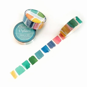 Rainbow Brushstrokes Washi Tape quality