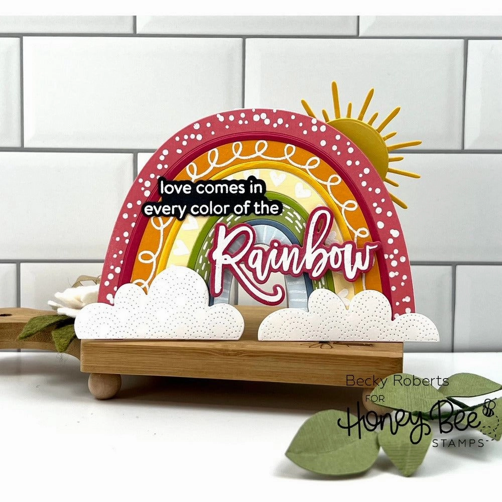 Rainbow Dreams - 6X8 Stamp Set - Retiring solid