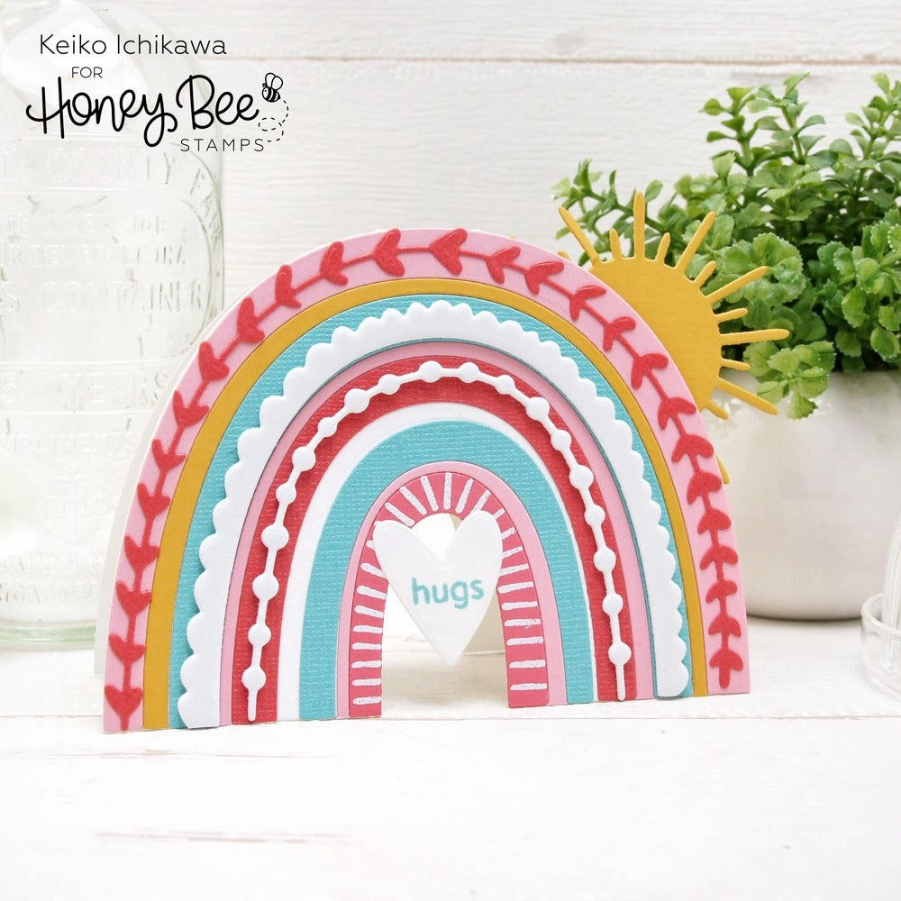 luxury Rainbow Dreams - 6X8 Stamp Set - Retiring