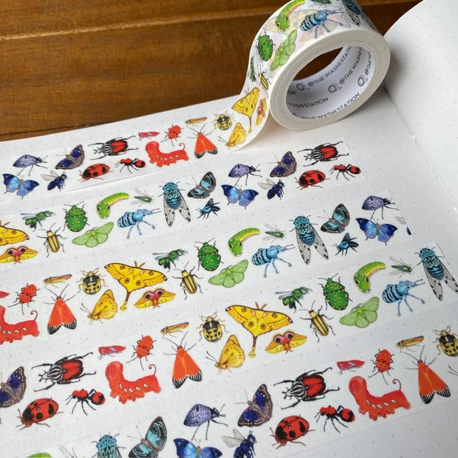 Rainbow Insects Washi Tape foldable
