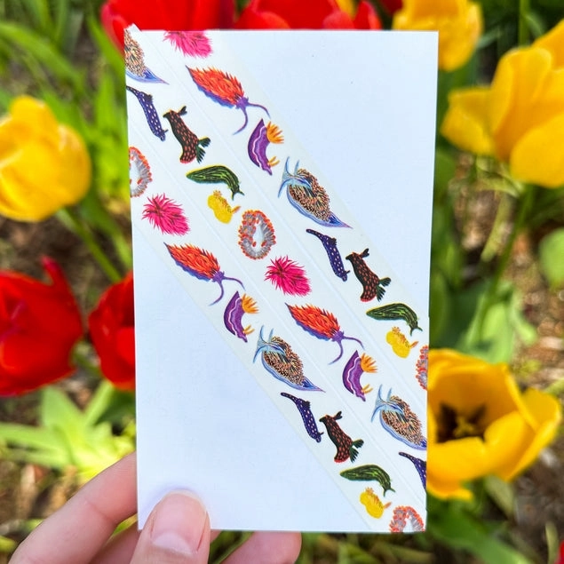 bestselling Rainbow Sea Slugs Washi Tape