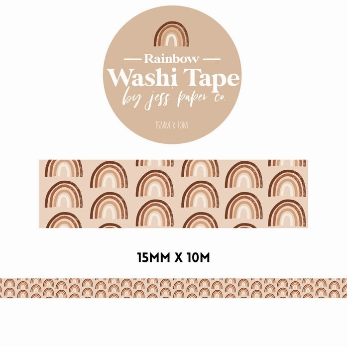 recycled plastic Rainbow Washi Tape