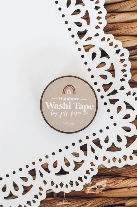 matte set Rainbow Washi Tape
