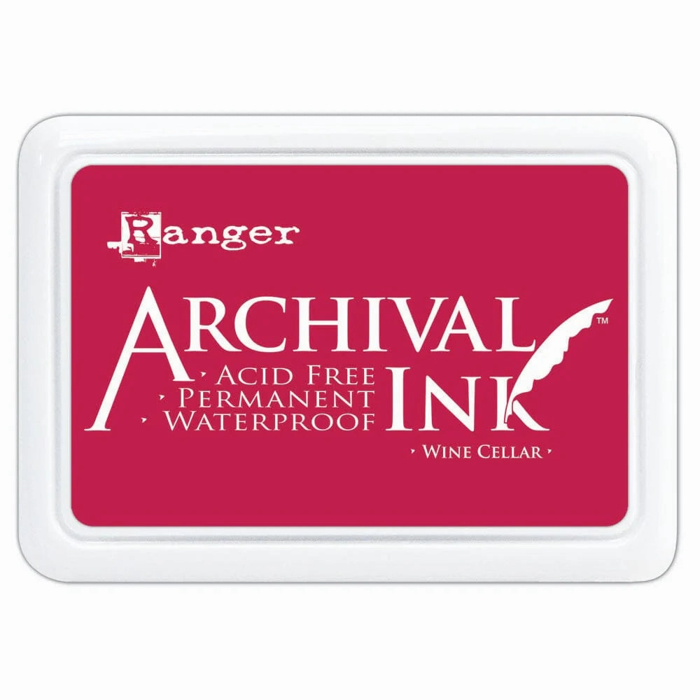 wrapped Ranger Archival Ink Pad - Wine Cellar