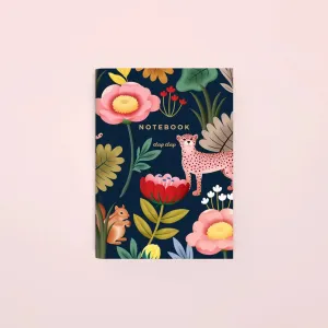 special Clap Clap Animal Kingdom Pocket Notebook In Navy - Blank