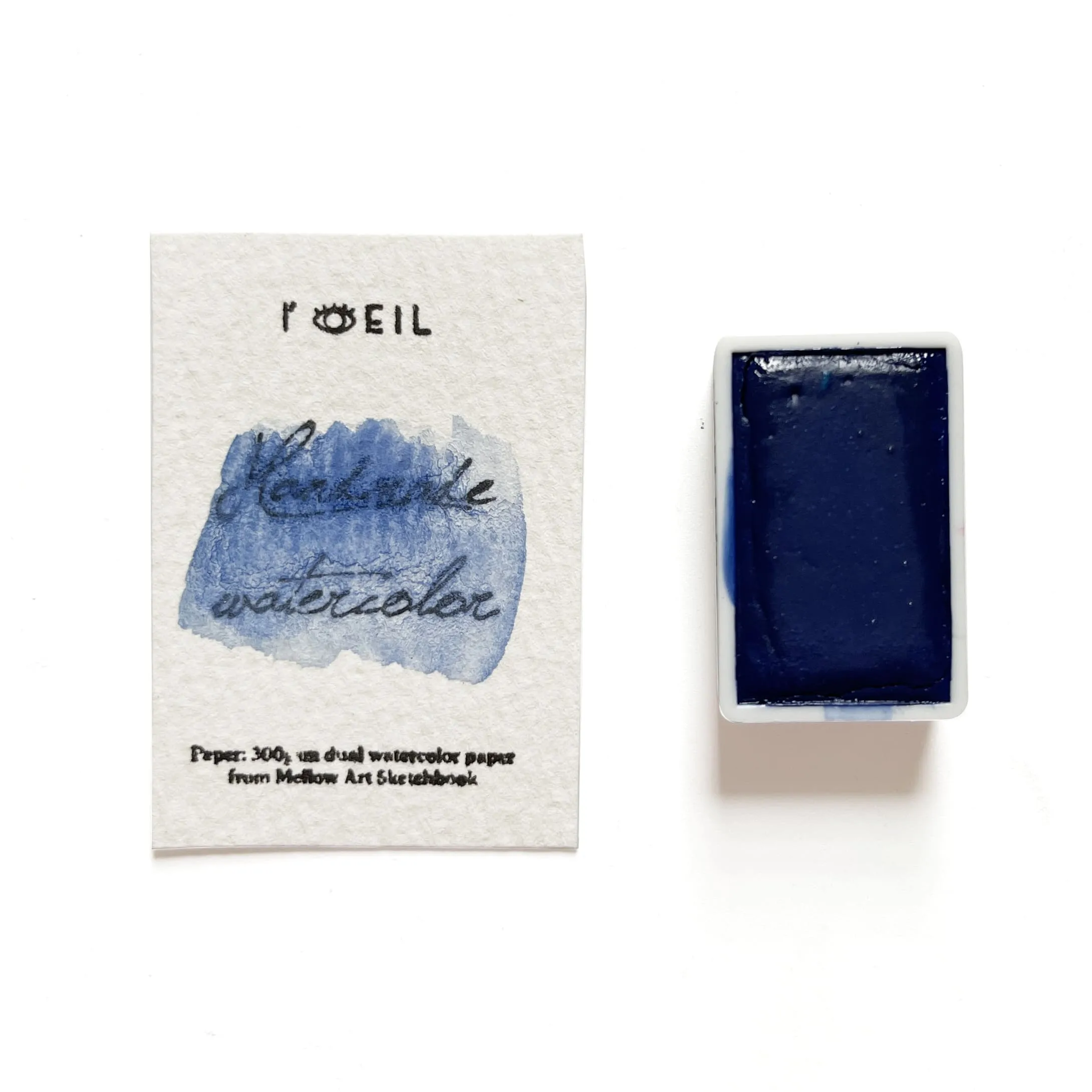 lasting economical Han Blue - Artist Grade Handmade Honey Based Watercolor Paint Full Pan 3.2Ml