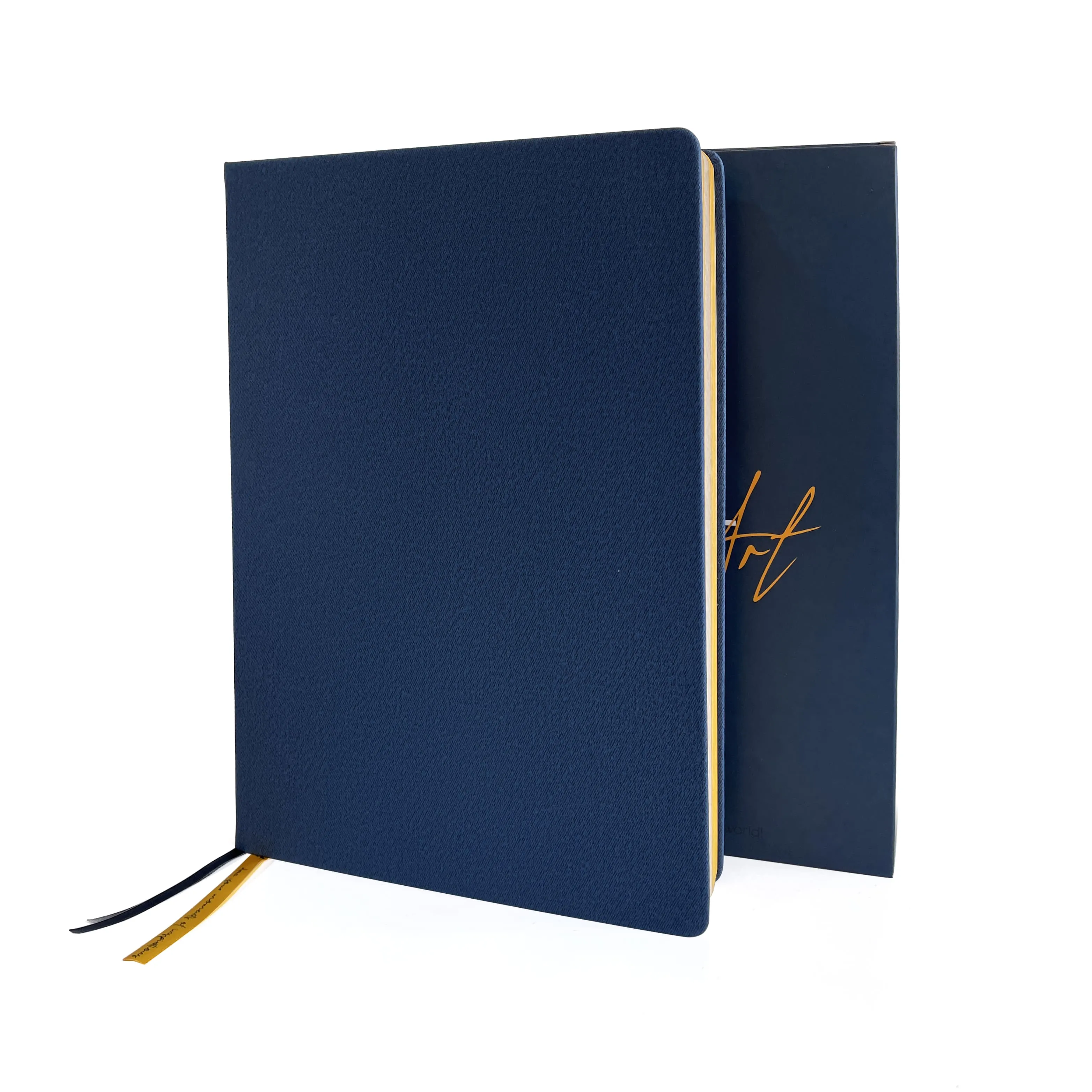 Mellow Art A4 Watercolour Sketchbook - Navy eco wrapped