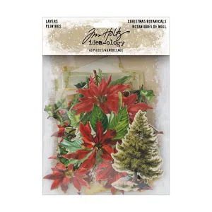 manual professional Tim Holtz Ideaology Christmas Botanicals Die Cut