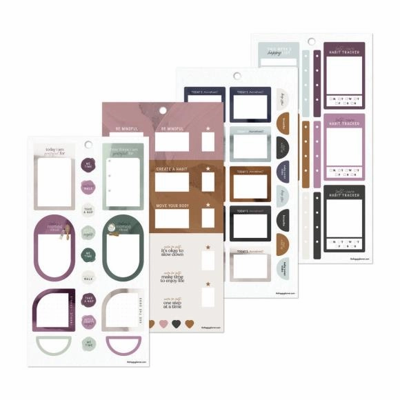 Happy Planner Classic Sticker Value Pack - Wellness Prompt flexible gift