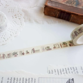 collapsible refined Home Library Washi Tape