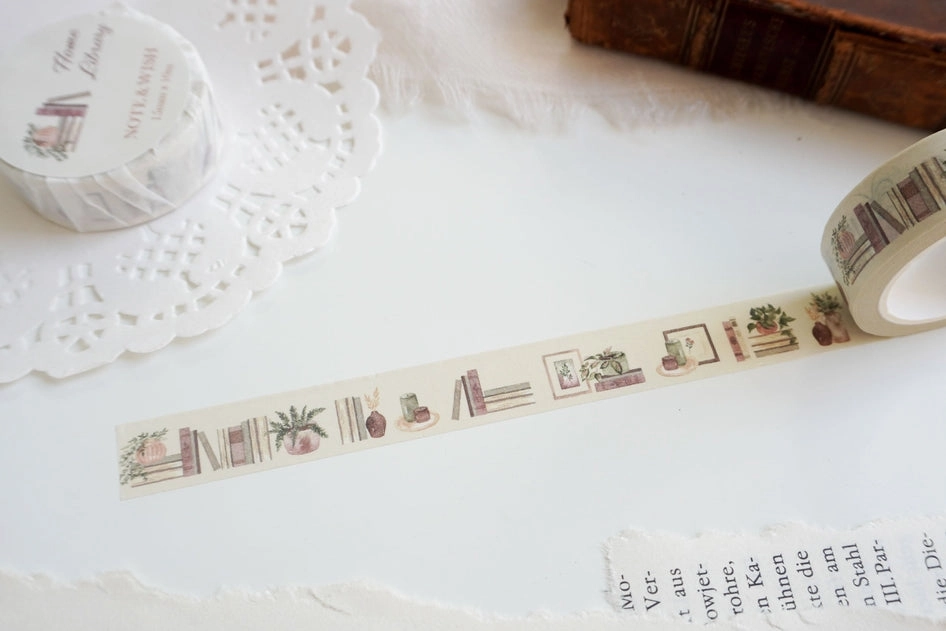 Home Library Washi Tape exclusive