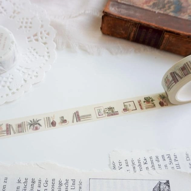 collapsible refined Home Library Washi Tape