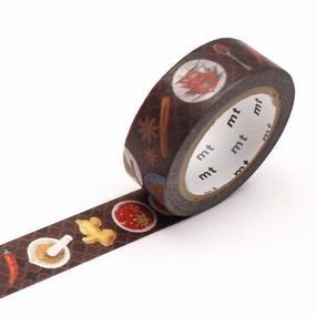 refined Lined Up Spices Washi Tape