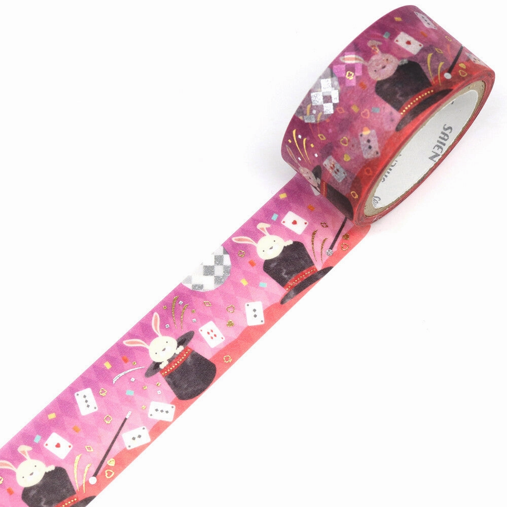 Magic Rabbit Washi Tape Saien expandable sealed