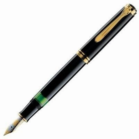 exclusive Pelikan Souveran 1000 Black/Gold Fountain Pen