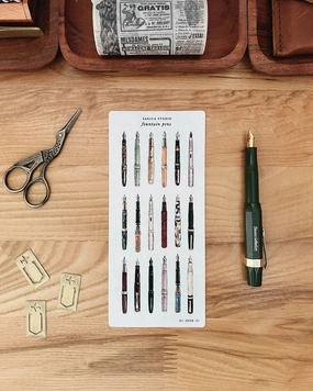 top robust Sarica Studio Fountain Pen Stickers