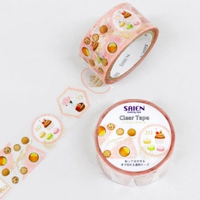 Tea Party Stamp Story Clear Tape handy versatile