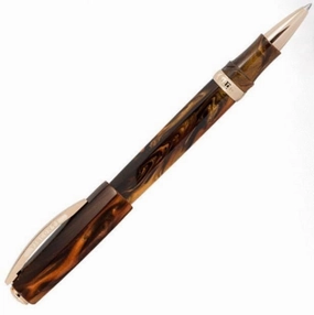 metallic Visconti Medici Rose Gold Oversize Rollerball Pen