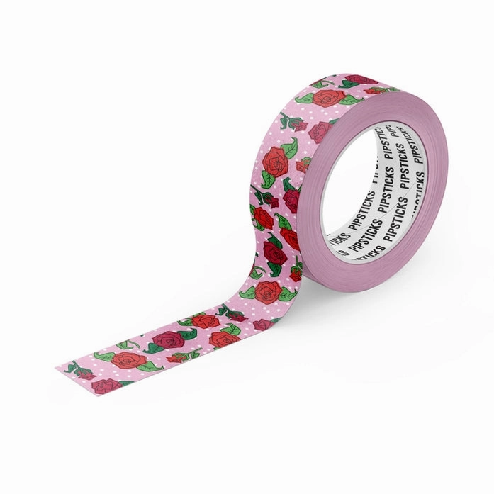 Red As A Rose Washi Tape superior