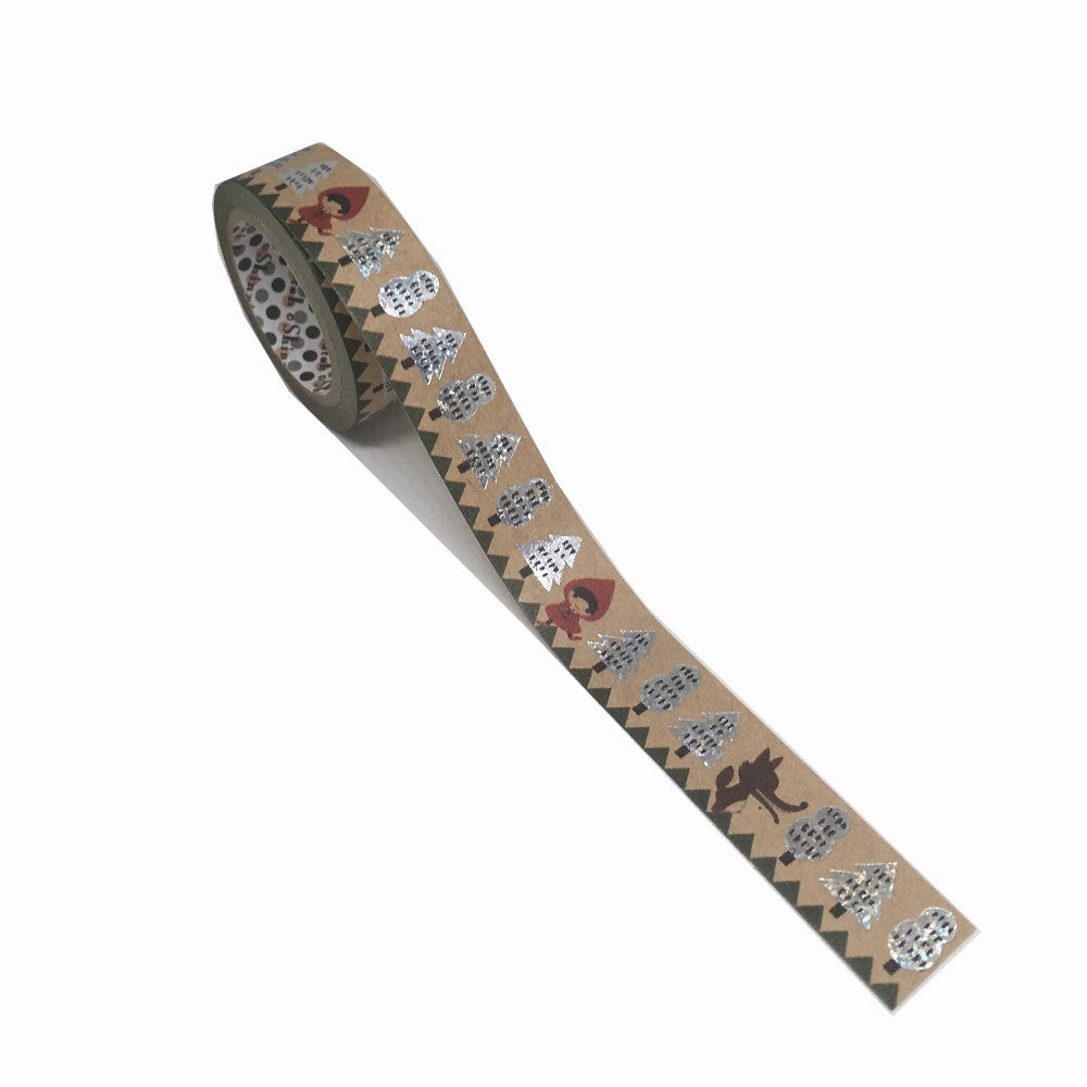 Red Riding Hood In Forest Washi Tape ? Shinzi Katoh Design loose retractable